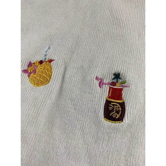 Alexandra Bartlett Petite White Embroidered Cardigan - PS - Picture 12 of 12